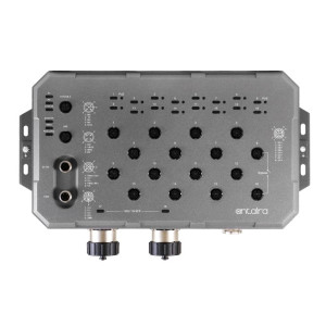 Antaira LMP-1802G-M12-10G-SFP-67-110-T 18-Port 10/100/1000TX Managed PoE+ Ethernet Switch
